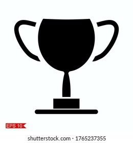 Trophy. illustration of a trophy in a flat style