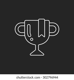 Trophy line icon