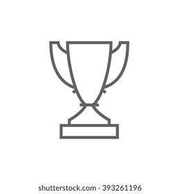 Trophy line icon.