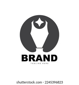 Trophy Logo Design, Award Winner Championship Trophy Vector, Success Brand