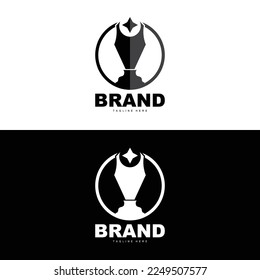 Trophy Logo Design, Award Winner Championship Trophy Vector, Success Brand
