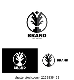 Trophy Logo Design, Award Winner Championship Trophy Vector, Success Brand