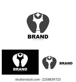 Trophäe Logo-Design, Trophäe-Vektorgrafik der Sieger-Meisterschaft, Erfolgsmarke