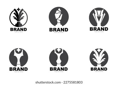 Trophäe Logo-Design, Trophäe-Vektorgrafik der Sieger-Meisterschaft, Erfolgsmarke