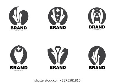 Trophy Logo Design, Award Winner Championship Trophy Vector, Success Brand