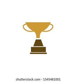 trophy logo design inspiration vector eps 10