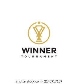 Trophy Logo Design Template Download