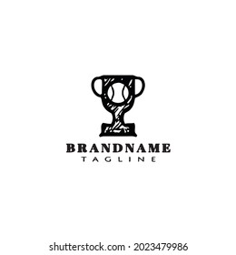 Design-Vorlage für trophisches Logo, moderne Vektorgrafik