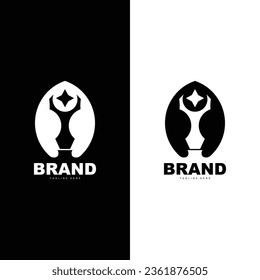 Trophy Logo Illustration Award Winner Template Vector Design
