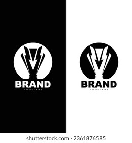 Trophy Logo Illustration Award Winner Template Vector Design