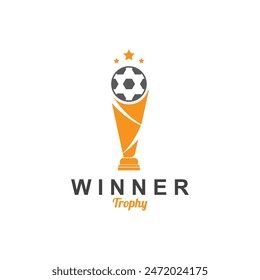 trophy logo vector design  trophy logo for tournament winners and championship awards