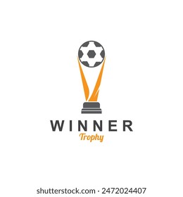 trophy logo vector design  trophy logo for tournament winners and championship awards