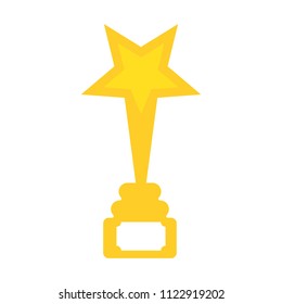 trophy logo. winner icon. champion symbol. vector eps 08