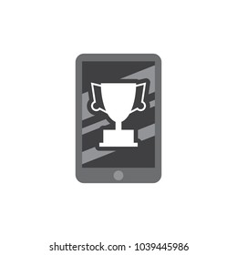 Trophy Mobile Logo icon Design