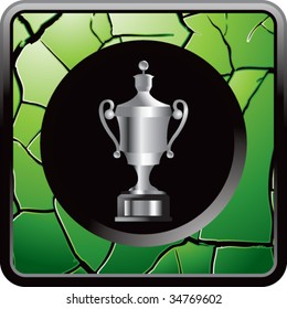 trophy on interesting web button