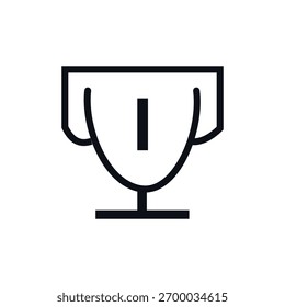 troféu apenas para a equipe vencedora