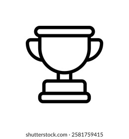 Trophy Outline Icon. Trophy Icon