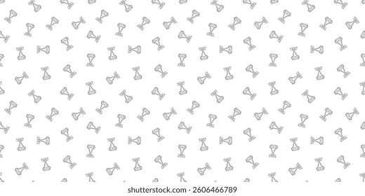 Trophy Pattern background. Gold Trophies Seamless Pattern. gold medal pattern background. competition theme pattern.