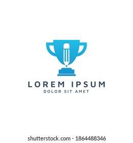 Logo-Design für trophische und Bleistifte