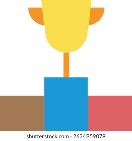 A trophy is a physical award given to recognize achievement, excellence, or victory in sports, competitions, or events. It symbolizes success, honor, and accomplishment, often displayed with pride.

