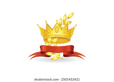 Trophy and prize emblem medal design