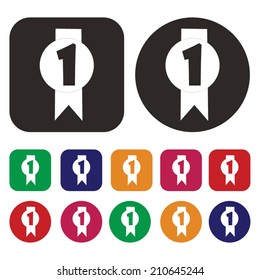 Trophy and prize icons
