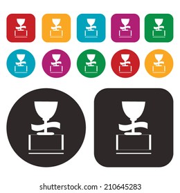 Trophy and prize icons
