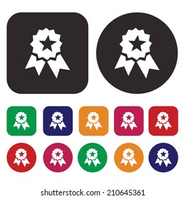 Trophy and prize icons
