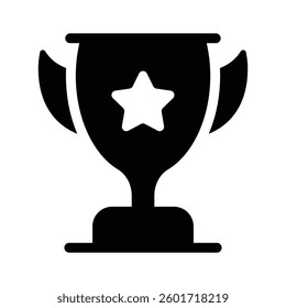 A trophy representing achievement or victory