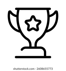 A trophy representing achievement or victory