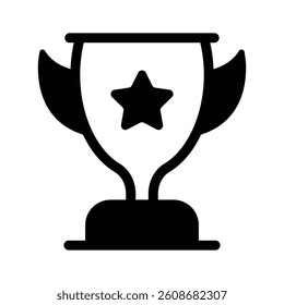 A trophy representing achievement or victory