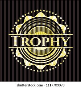 Trophy shiny emblem