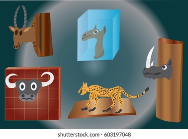 Trophy Shop-
A window display of trophy items