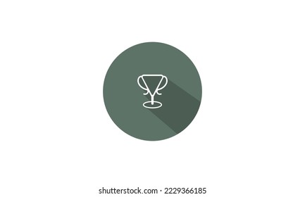 Trophy sign icon. Modern vector design