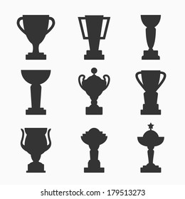 Trophy Silhouette Set