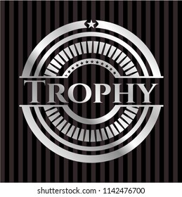 Trophy silver emblem