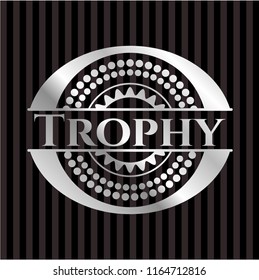 Trophy silver emblem