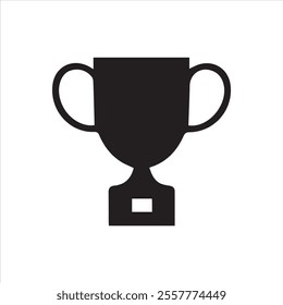 Trophy Simple icon. Flat style element for graphic design. Vector
