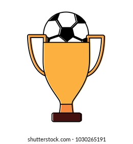 trophy soccer ball winner sport