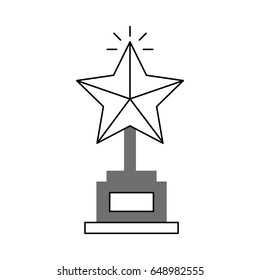 trophy star award icon