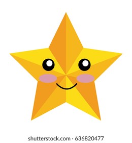 trophy star comic character isolated icon