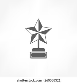 trophy star icon