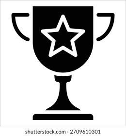 Trophy Star Icon Element For Design
