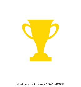 Trophy star icon - gold prize isolated, award winner prize, achievement symbol