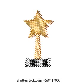 trophy star winner competition award icon