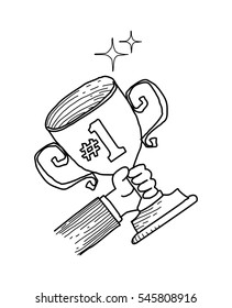 trophy of success