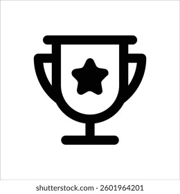 A trophy symbol representing achievements, awards, and accomplishments.
