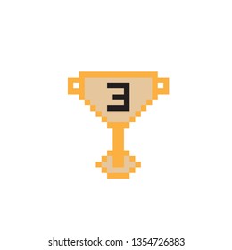 Trophy Third pixel art
