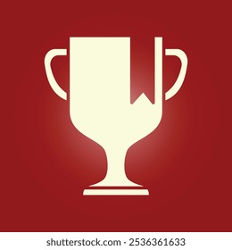 Troféu de arte na moda deliciosa ilustração vetorial abstrata colorida design.eps útil