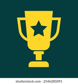 Trophy trendy artwork good abstract vector illustration colorful applied design.eps
